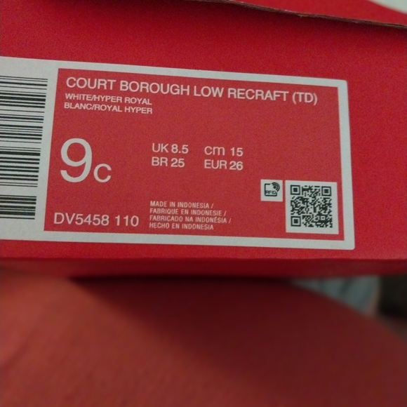 Nike Court Borough Low 2 Toddler size 9C - Picture 1 of 2
